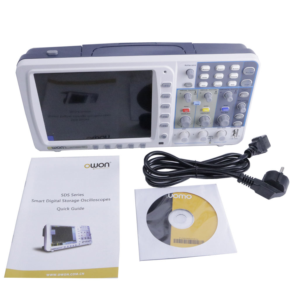 OWON SDS7102 Digital Storage O - огляд і ціна Digital Storage Oscilloscope 100Mhz