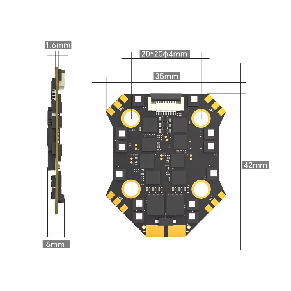 iFlight Borg Mini F7 Flight Co - огляд і ціна Fpv Flight Controller F7 Stack 60A